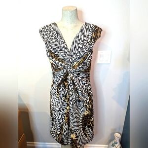 CHICO'S MAIDA multi print stretch sleeveless dress (Chico 2) US L